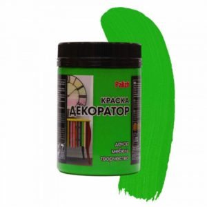 Краска колер акриловая зеленый сад Palizh