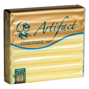 Полимерная глина 50г цвет 537 лимонный мармелад шифон