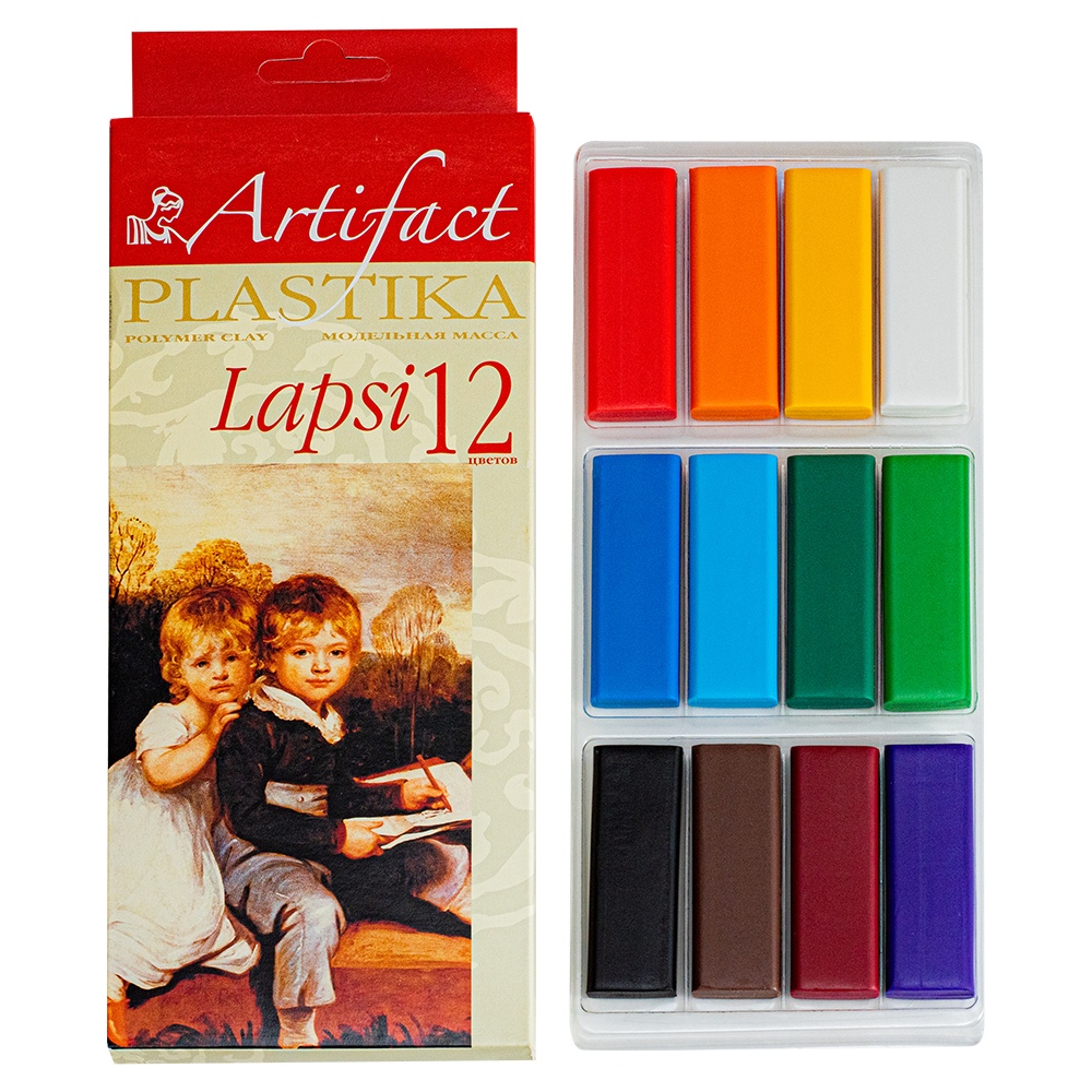 Lapsi (14) Набор полимерной глины LAPSI 12 классических цветов
