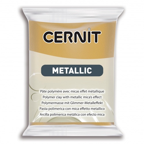 Пластика "Cernit Metallic" 56 гр. 053 темное золото Пластика "Cernit Metallic" 56 гр. 053 темное золото