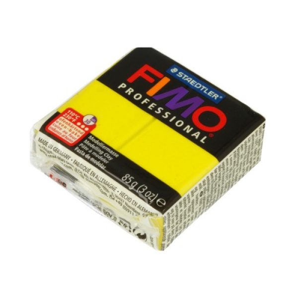 Полимерная глина FIMO Professional цвет лимонно- желтый, 85г 8004-1
