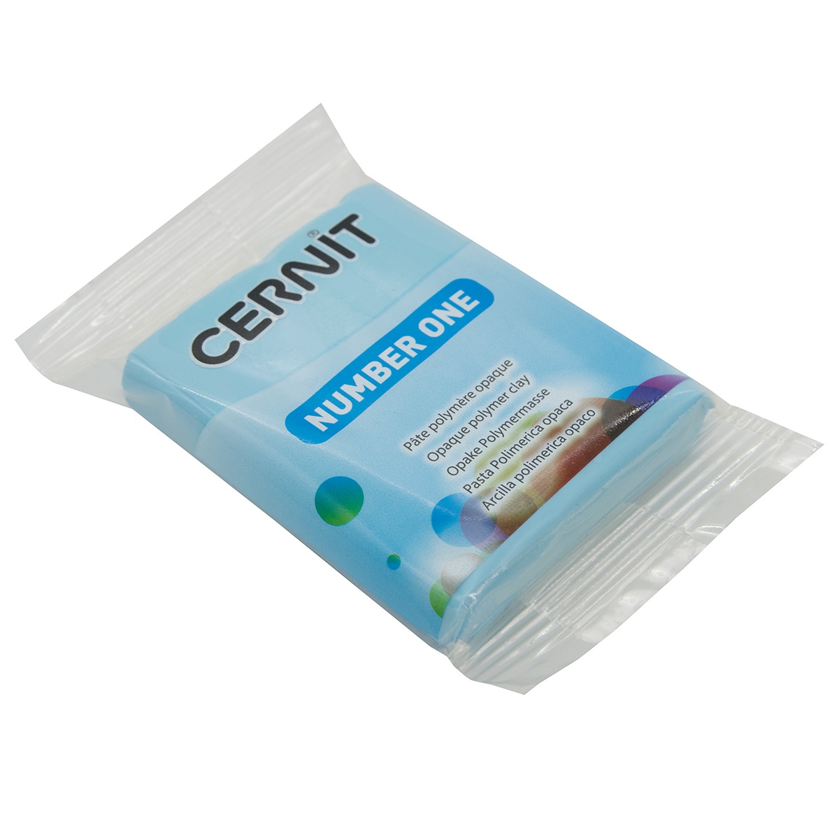 Пластика "Cernit № 1" 56-62 гр. 230 ярко-голубой Пластика "Cernit № 1" 56-62 гр. 230 ярко-голубой