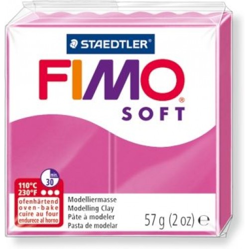 22 Полимерная глина FIMO Soft цвет малиновый, 57г
