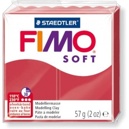 26 Полимерная глина FIMO Soft цвет вишневый, 57г