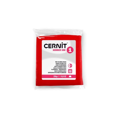 400-250 Пластика Cernit № 1, 250 гр. 400 красный