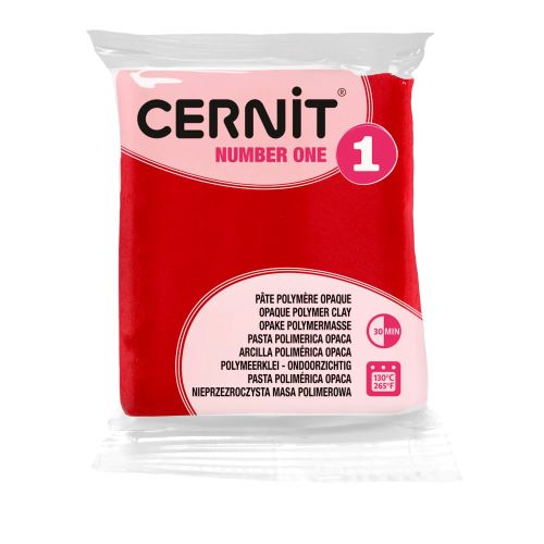 463-56 Пластика "Cernit № 1" 56-62 гр. 463 рождественский красный