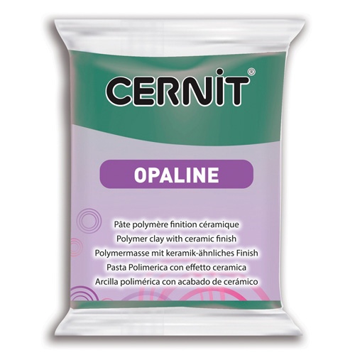 Полимерная глина CERNIT OPALINE 56 гр 637 селадоновый зеленый Полимерная глина CERNIT OPALINE 56 гр 637 селадоновый зеленый