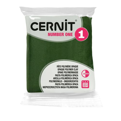 645-56 Пластика "Cernit № 1" 56-62 гр. 645 оливковый