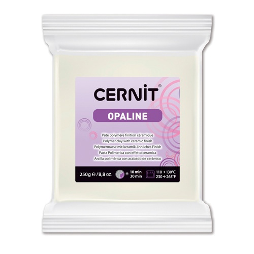 7724715-500x500 Пластика CERNIT OPALINE, 250г. 010 белый с эффектом восковой полупрозрачности