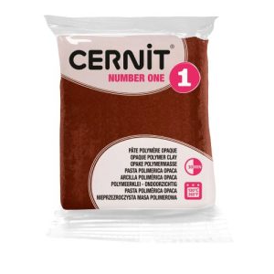 Пластика "Cernit № 1" 56-62 гр. 800 коричневый