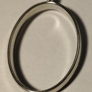 Основа для кулона Рамка овал цвет серебро