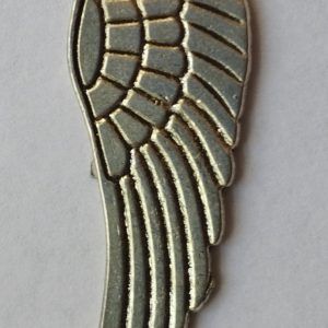 Подвеска декоративная Крылья цвет серебро 1,5*4,5см