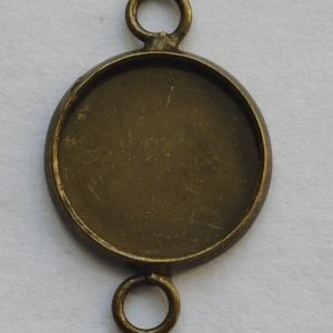 Подвеска для браслета цвет античное золото