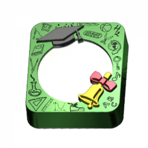 Форма для мыла Школьная открытка 306