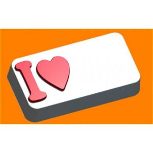 Форма для мыла Я люблю, основа 249