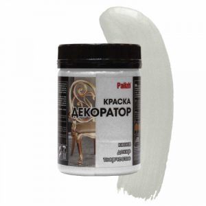 Краска акриловая Palizh цвет серебро перламутр