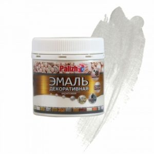 Эмаль акриловая цвет белый жемчуг Palizh
