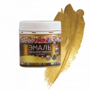Эмаль акриловая цвет сусальное золото Palizh
