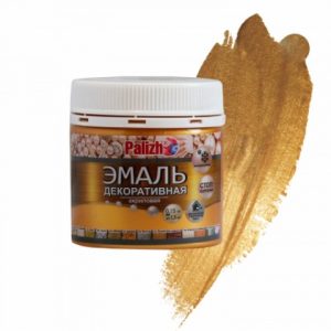 Эмаль акриловая цвет золото Palizh