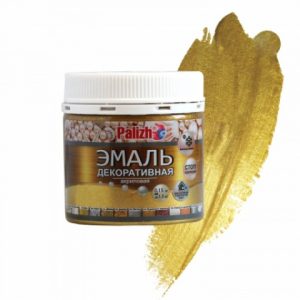 Эмаль акриловая цвет античное золото Palizh