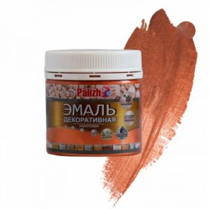 Эмаль акриловая цвет медь Palizh