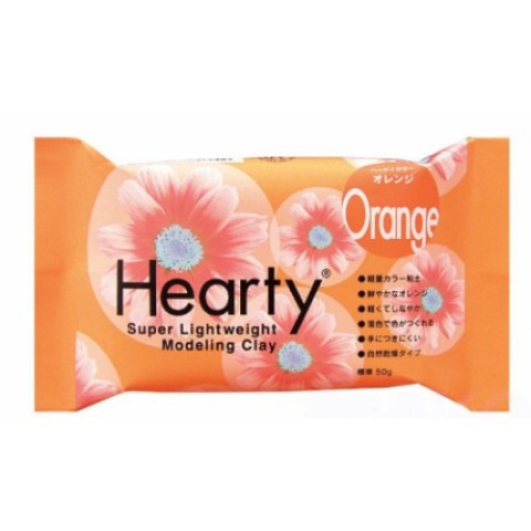 оранжевый 50г Зефирная глина Hearty 50г оранжевого цвета