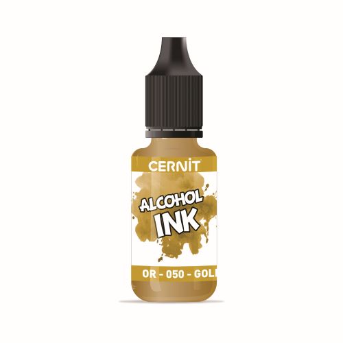 Чернила на спиртовой основе CERNIT Ink 050 золото, 20 мл
