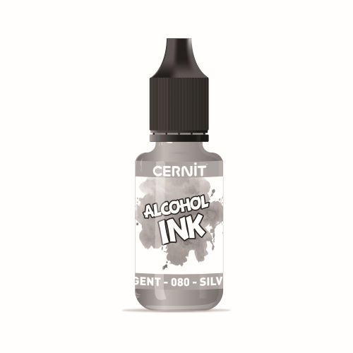 Чернила на спиртовой основе CERNIT Ink 080 серебро, 20 мл Чернила на спиртовой основе CERNIT Ink 080 серебро, 20 мл