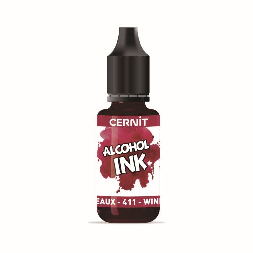 Чернила на спиртовой основе CERNIT Ink 411 бордовый, 20 мл Чернила на спиртовой основе CERNIT Ink 411 бордовый, 20 мл