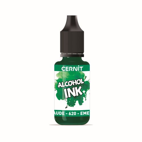 Чернила на спиртовой основе CERNIT Ink 620 изумрудный, 20 мл Чернила на спиртовой основе CERNIT Ink 620 изумрудный, 20 мл