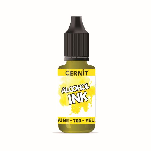 Чернила на спиртовой основе CERNIT Ink 700 желтый, 20 мл Чернила на спиртовой основе CERNIT Ink 700 желтый, 20 мл