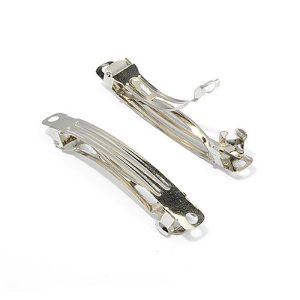 Основа для заколки 6 см, цвет серебро