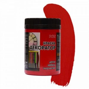 Краска колер акриловая красный Palizh