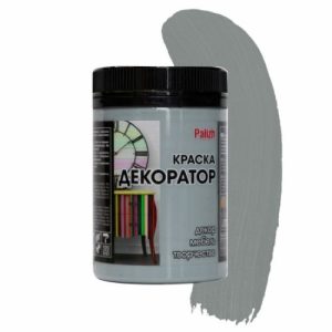 Краска колер акриловая темно-серый Palizh