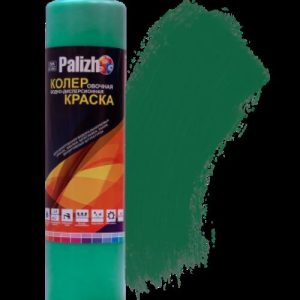 Краска колеровочная 750г цвет изумруд водно-дисперсионная Palizh